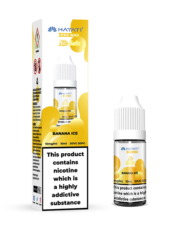 Hayati Pro Max Banana Ice Nic Salt E Liquid 10ml