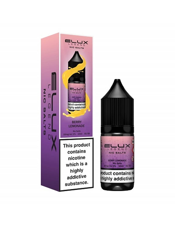 Elux Legend Berry Lemonade Nic Salt E-Liquid 10ml NYKecigs The Gourmet Vapor Shop