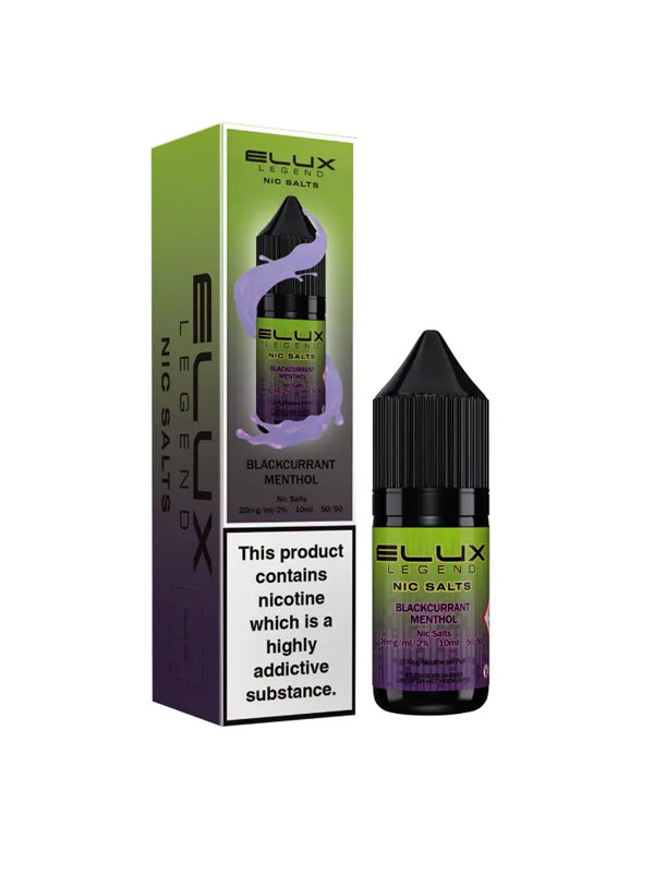Elux Legend Blackcurrant Menthol Nic Salt E-Liquid