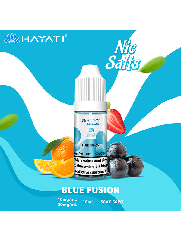 Hayati Pro Max Blue Fusion Nic Salt E Liquid 10ml