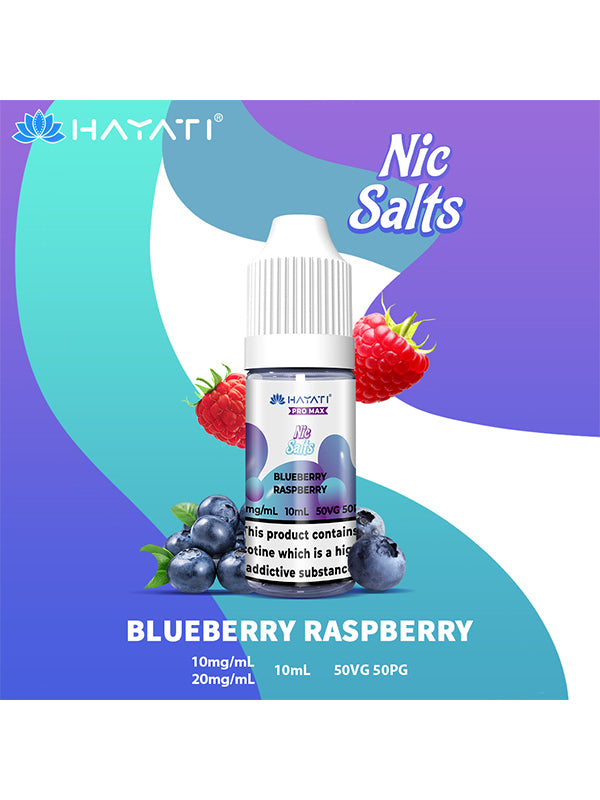 Hayati Pro Max Blueberry Raspberry Nic Salt E-Liquid 10ml