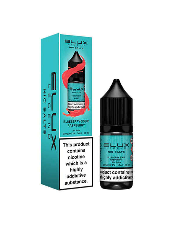 Elux Legend Blueberry Sour Raspberry Nic Salt E-Liquid 10ml NYKecigs.com The Gourmet Vapor Shop