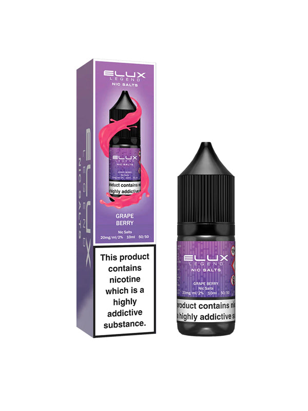 Elux Legend Grape Berry Nic Salt E-Liquid 10ml NYKecigs.com
