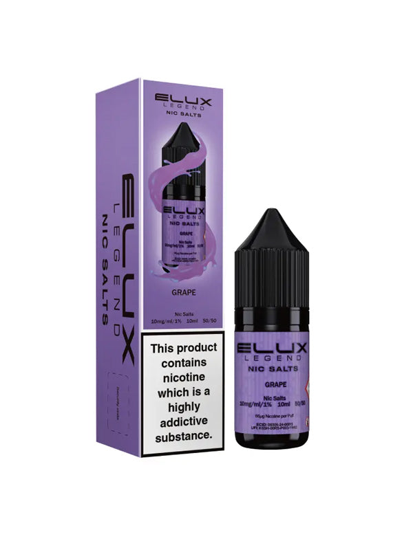 Elux Legend Grape Nic Salt E-Liquid