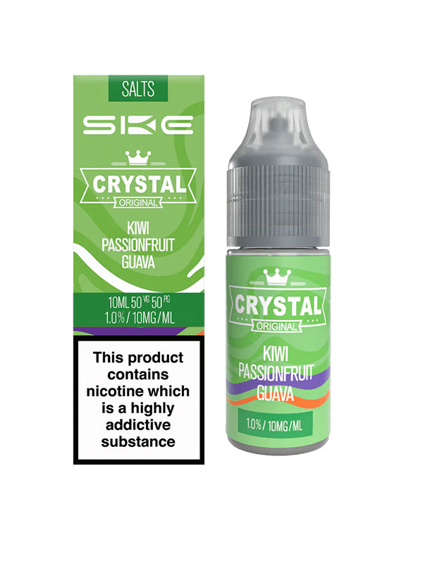 Kiwi Passion Fruit Guava SKE Crystal Nic Salt E-Liquids 10ml NYKecigs The Gourmet Vapor