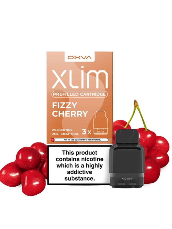 Oxva Xlim Prefilled E-Liquid Pod Cartridges - Fizzy Cherry NYKecigs Oxva Xlim Prefilled E-Liquid Pod Cartridges - Fizzy Cherry NYKecigs