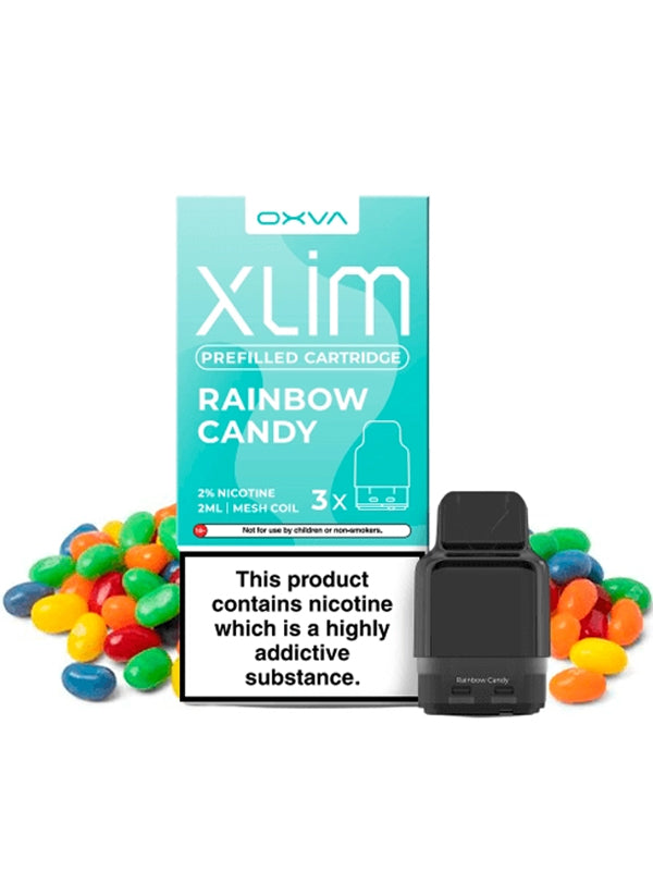 Oxva Xlim Prefilled E-Liquid Pod Cartridges - Rainbow Candy NYKecigs Oxva Xlim Prefilled E-Liquid Pod Cartridges - Rainbow Candy NYKecigs