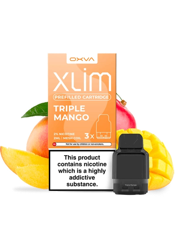 Taste the OXVA Xlim Prefilled Triple Mango Cartridge Pod 