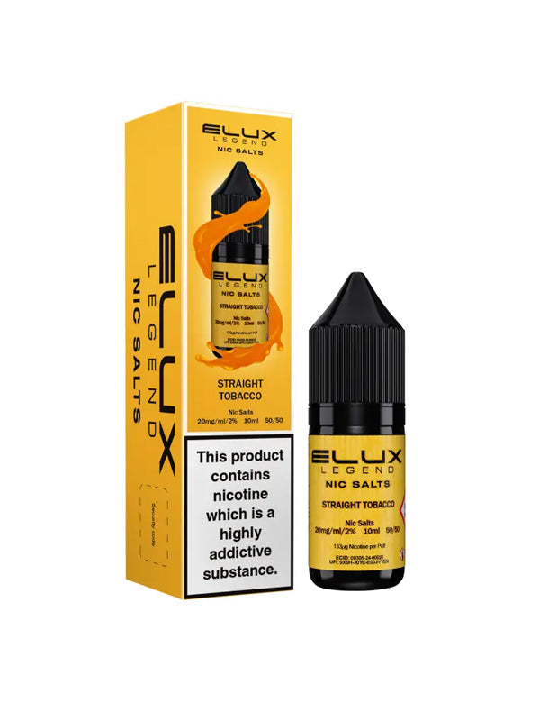 Elux Legend Straight Tobacco Nic Salt E-Liquid