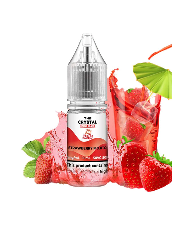 Strawberry Mojito The Crystal Pro Max Nic Salts Eliquid 10mls NYKecigs.com The Gourmet Vapor Shop