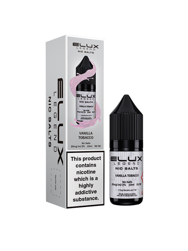 Elux Legend Vanilla Tobacco Nic Salt E-Liquid