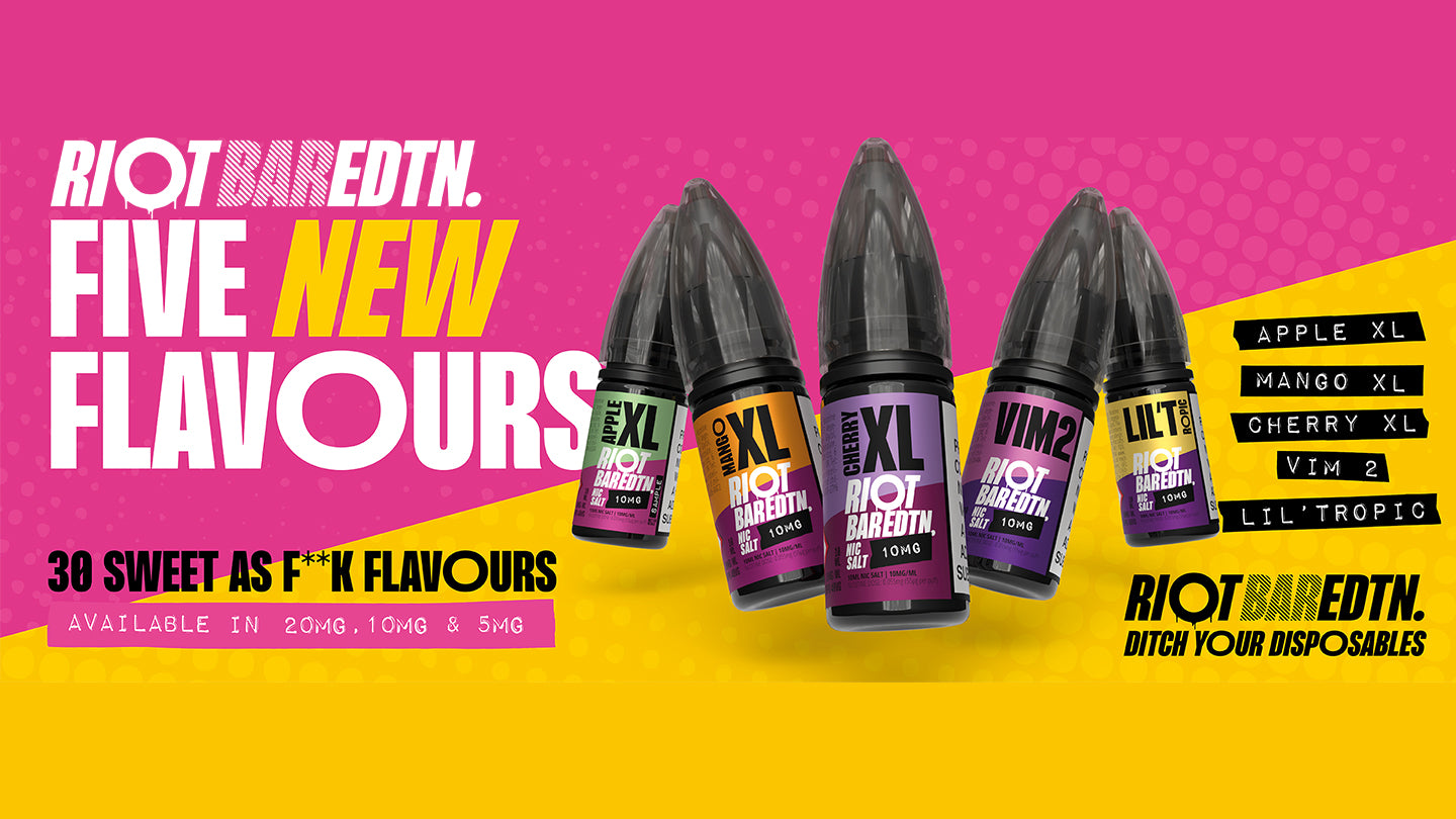 Riot Squad BAR EDTN XL Range NEW Flavours available at NYKecigs.com