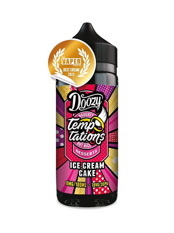 Ice Cream Cake Temptations Doozy Vape Co E Liquid 120ml NYKecigs The Gourmet Vapor Shop