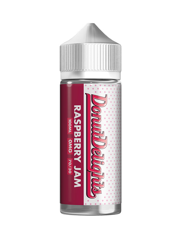 Donut Delights Raspberry Jam E-Liquid 120ml NYKecigs.com The Gourmet Vapor Shop