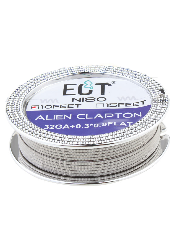 ECT Flat Alien Clapton Ni80 32ga 10ft Wire - NYKECIGS