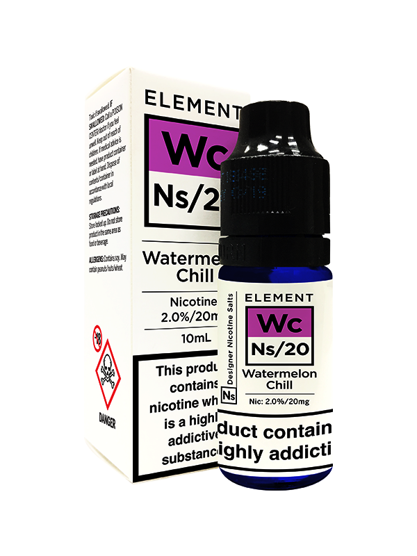 Element Salt NS20 Watermelon Chill E Liquid 10ml - NYKECIGS