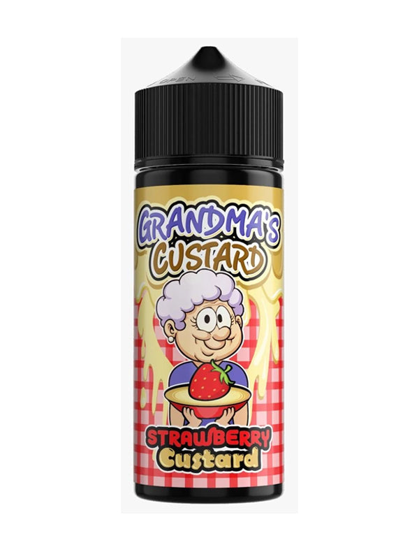 Grannies Custard Strawberry Custard E-Liquid 120ml NYKecigs.com The Gourmet Vapor Shop