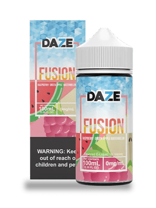 Iced Raspberry Green Apple Watermelon Fusion DAZE E Liquid 120ml NYKecigs The Gourmet Vapor Shop
