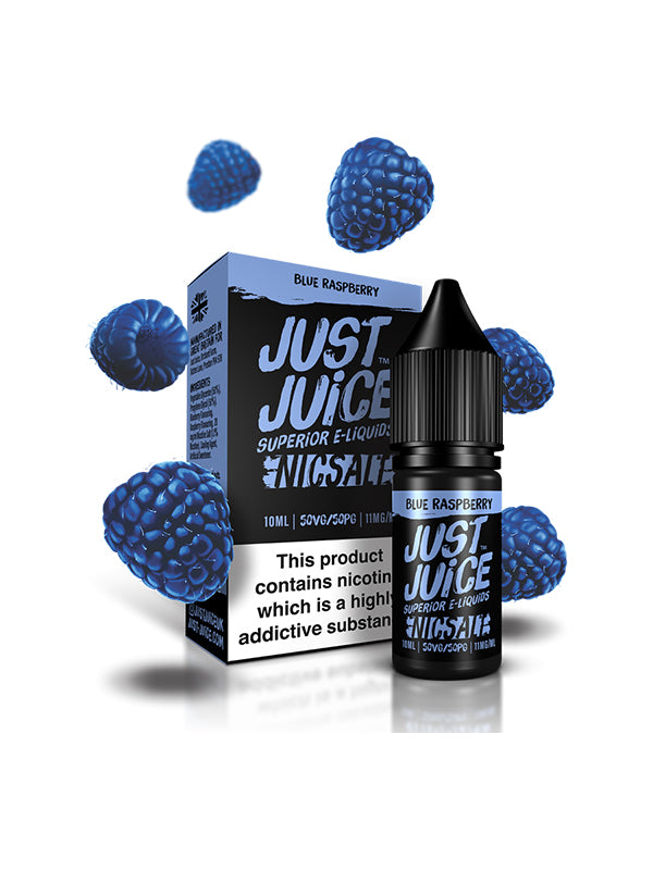 Just Juice Blue Raspberry Nic Salt E-Liquid 10ml NYKecigs.com The Gourmet Vapor Shop