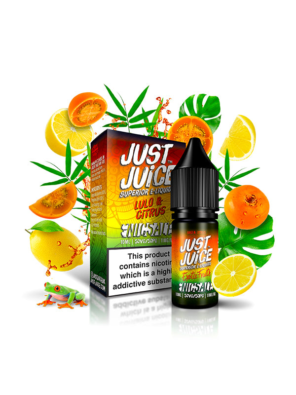 Just Juice Lulo Citrus Nic Salt E-Liquid 10ml NYKecigs.com The Gourmet Vapor Shop