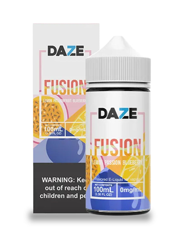 Lemon Passion Fruit Blueberry Fusion DAZE E Liquid 120ml NYKecigs The Gourmet Vapor Shop