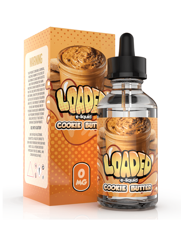 Loaded Cookie Butter 120ml E Liquid - NYKECIGS