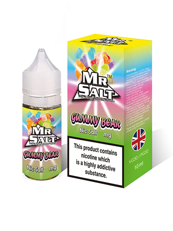 Mr Salt Gummy Bear Nic Salt E-Liquid | Sweet Candy Vape Juice NYKecigs Mr Salt Gummy Bear Nic Salt E-Liquid | Sweet Candy Vape Juice NYKecigs