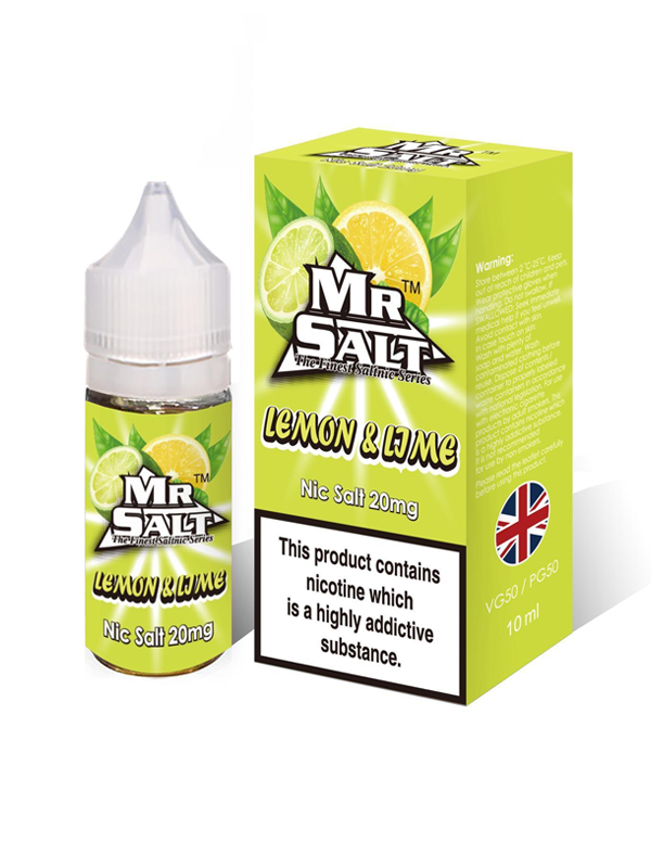 Mr. Salt Lemon Lime NicSalts E Liquid 10ml - NYKECIGS