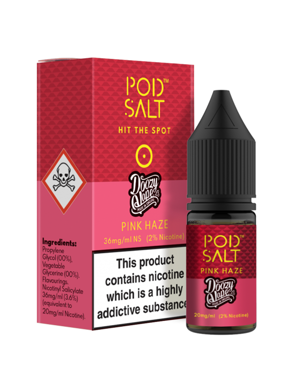 Pod Salt Pink Haze NicSalts E Liquid 10ml - NYKECIGS