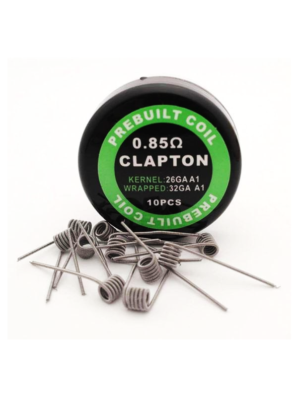 PreBuilt Kanthal A1 Clapton Coils (10 Coils) - NYKECIGS