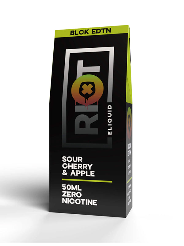 Riot Squad BLCK EDTN Sour Cherry Apple E-Liquid 60ml NYKecigs The Gourmet Vapor Shop