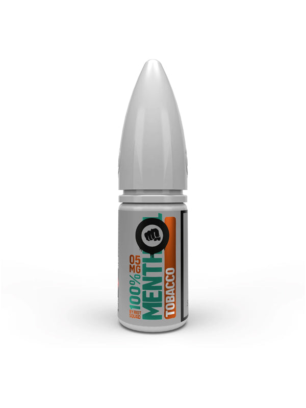 Riot Squad 100% Menthol Tobacco 10ml Hybrid Salt E Liquid NYKecigs The Gourmet Vapor Shop