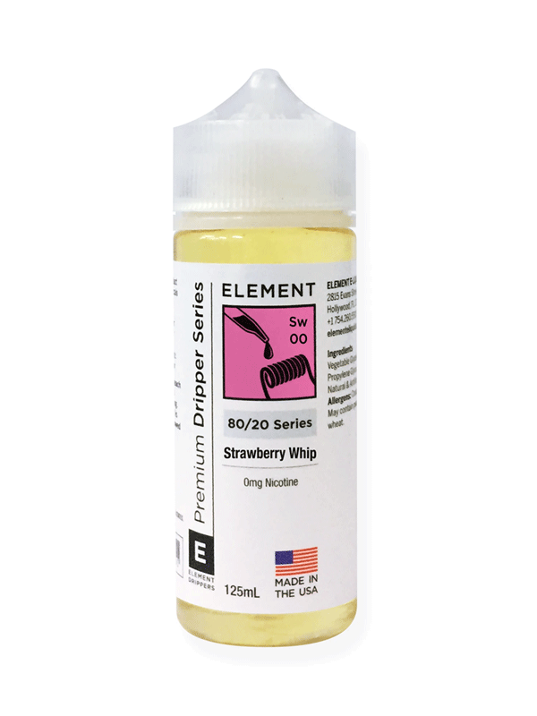 Strawberry Whip Element E Liquid Dripper Series 120ml