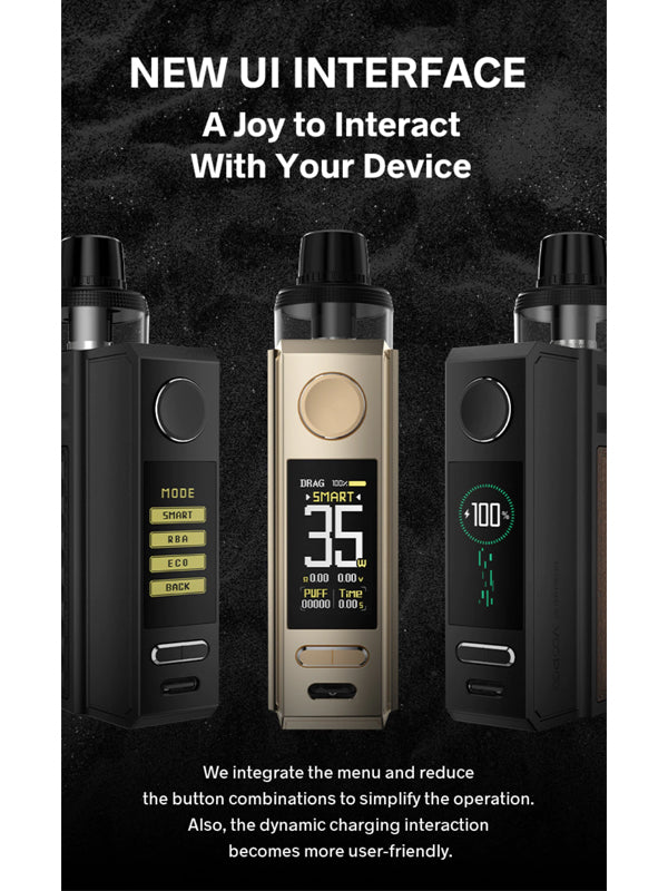 Voopoo DRAG E60 Pod Kit 60W NYKecigs The Gourmet Vapor Shop