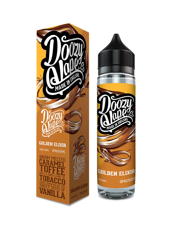 Doozy Vape Golden Elixir E-Liquid 60mls NYKecigs.com