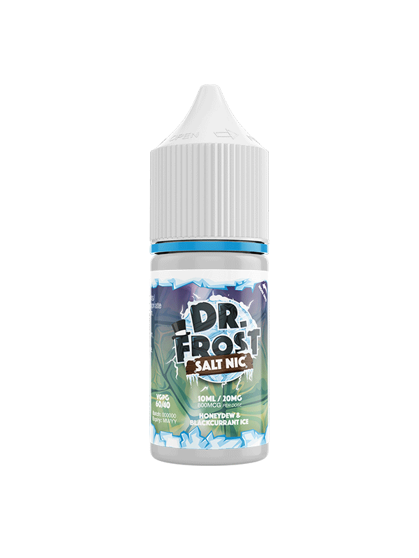 Dr Frost Honeydew and Blackcurrant Ice Salt Nic E Liquid 10ml NYKecigs.com