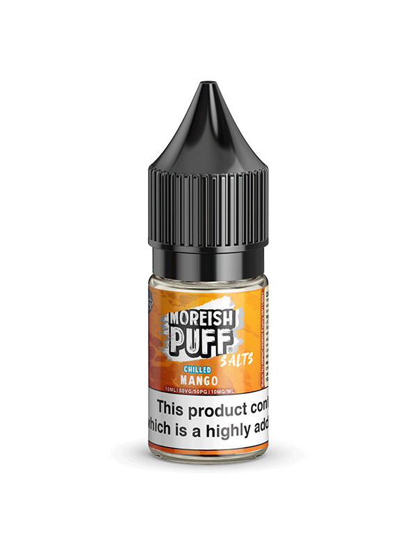 Moreish Puff Mango Chilled Nic Salt 10ml E Liquid NYKecigs.com