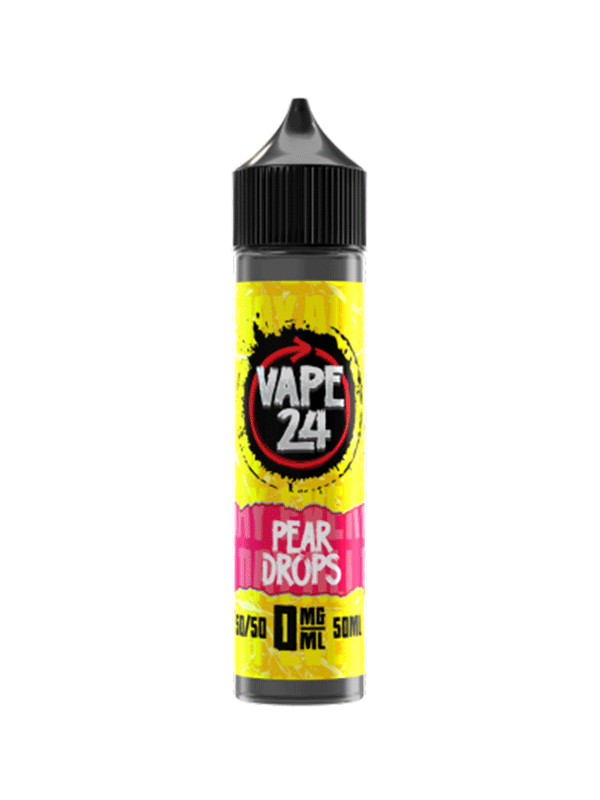 Vape 24 Pear Drops 50/50 60ml E-Liquids - NYKecigs.com