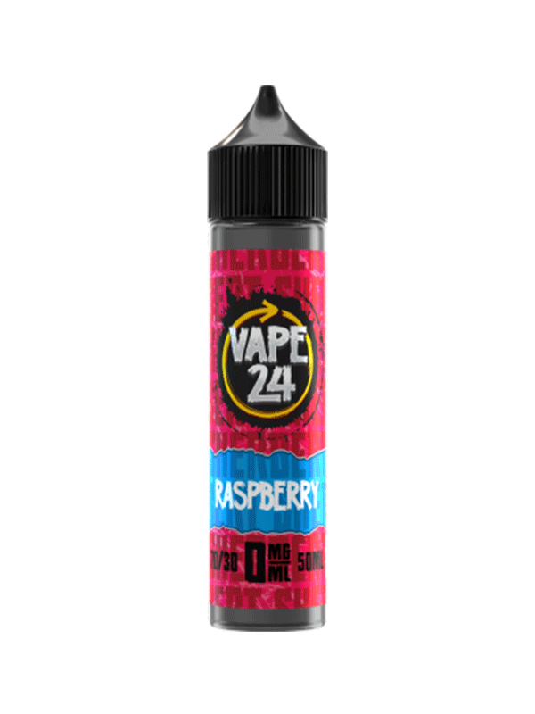 Vape 24 Raspberry 70/30 60ml E-Liquids - NYKecigs.com