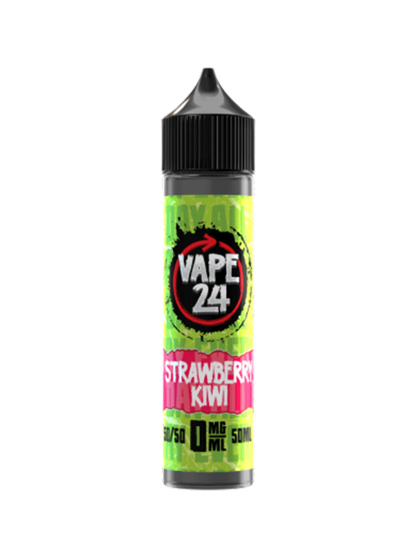 Vape 24 Strawberry Kiwi 50/50 60ml E-Liquids - NYKecigs.com