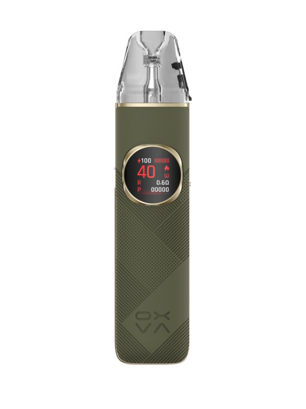 OXVA NeXLIM 2 Pod Kit Green Leather on a white background