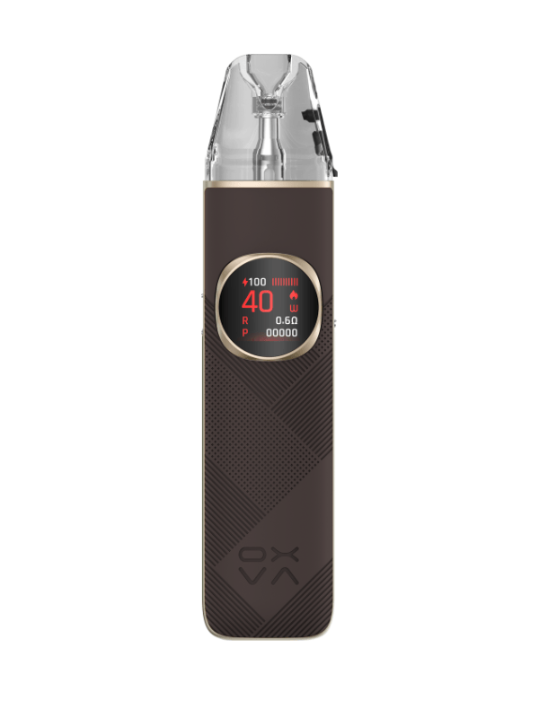OXVA NeXLIM 2 Pod Kit Black Leather on a white background