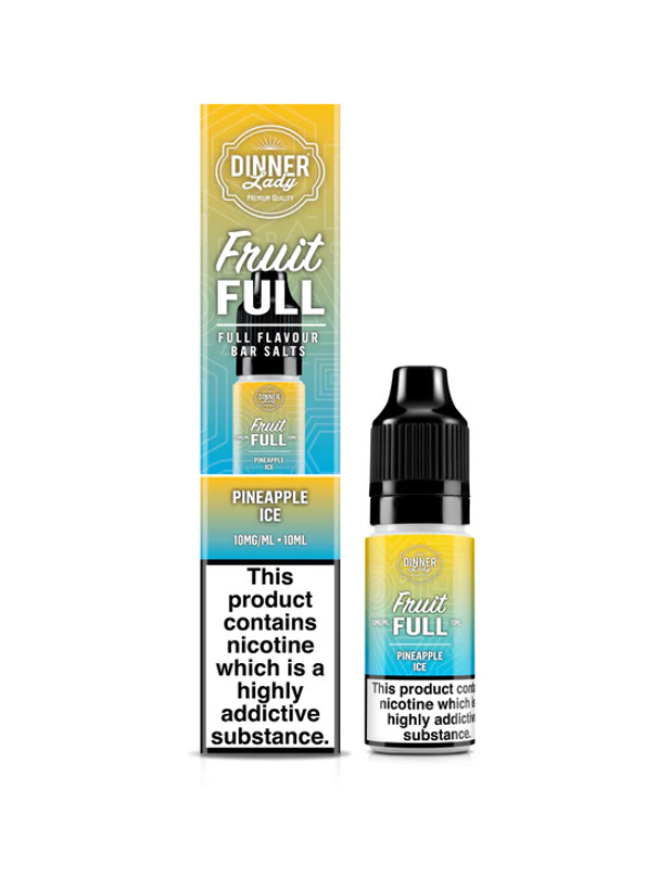 PINEAPPLE ICE BAR SALTS DINNER LADY FRUIT FULL 10ML E-LIQUID