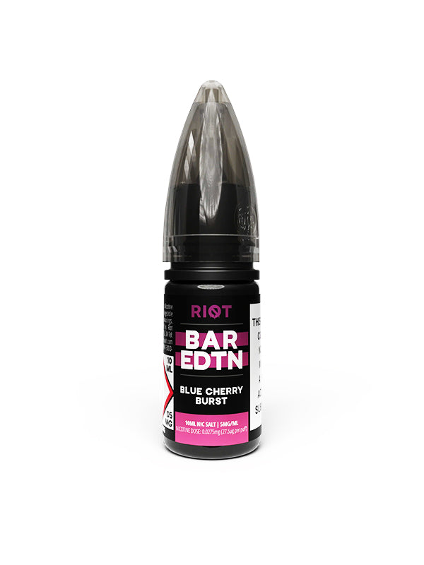 Blue Cherry Burst BAR EDTN Riot Squad Salts Eliquids 10ml NYKecigs.com The Gourmet Vapor Shop