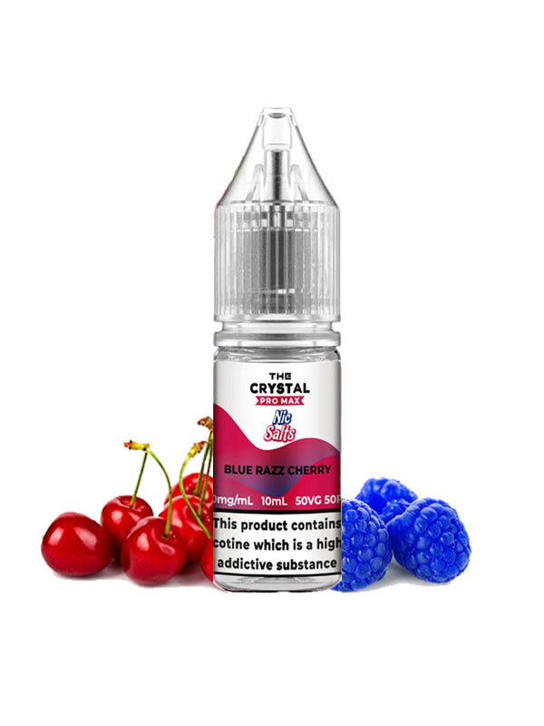 Blue Razz Cherry The Crystal Pro Max Nic Salts Eliquid 10ml NYKecigs.com The Gourmet Vapor Shop