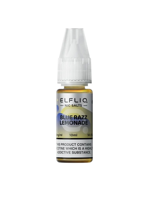 Elfliq Blue Razz Lemonade Nic Salt E-Liquid 10ml NYKecigs The Gourmet Vapor Shop