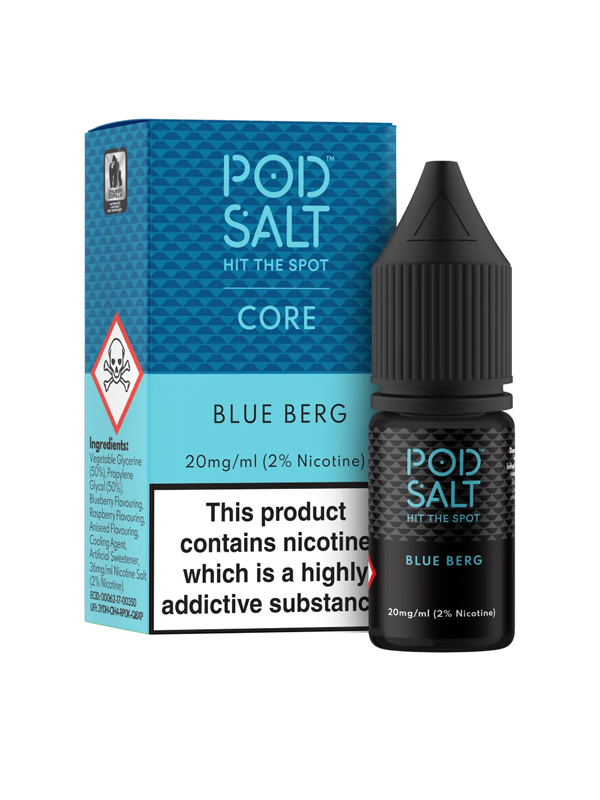Pod Salt Blue Berg Nic Salt E Liquid 10ml