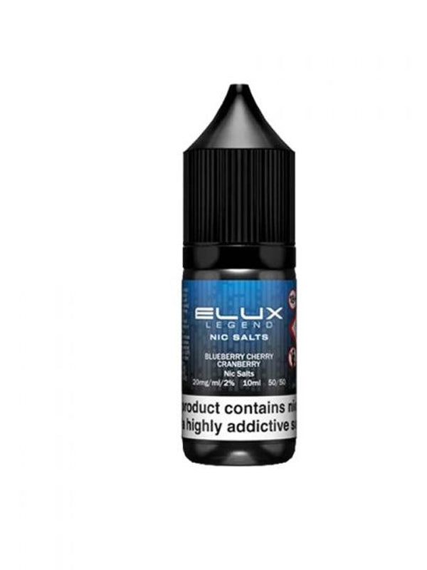 Elux Legend Blueberry Cherry Cranberry Nic Salt E-Liquid 10ml  NYKecigs.com The Gourmet Vapor Shop