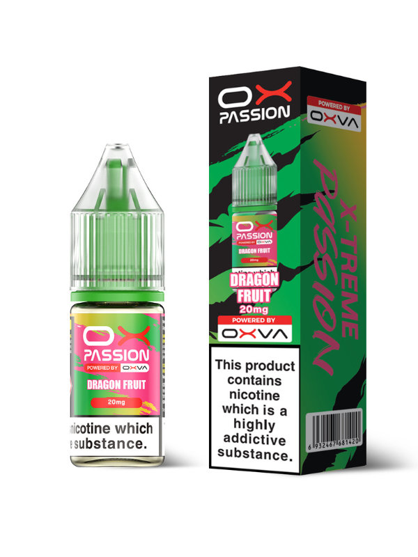 Dragon Fruit OX Passion Nic Salt E-Liquid by OXVA - 10ml bottle & Box