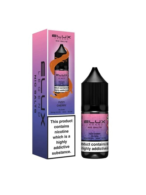 Elux Legend Fizzy Cherry Nic Salt E-Liquid 10ml NYKecigs.com The Gourmet Vapor Shop